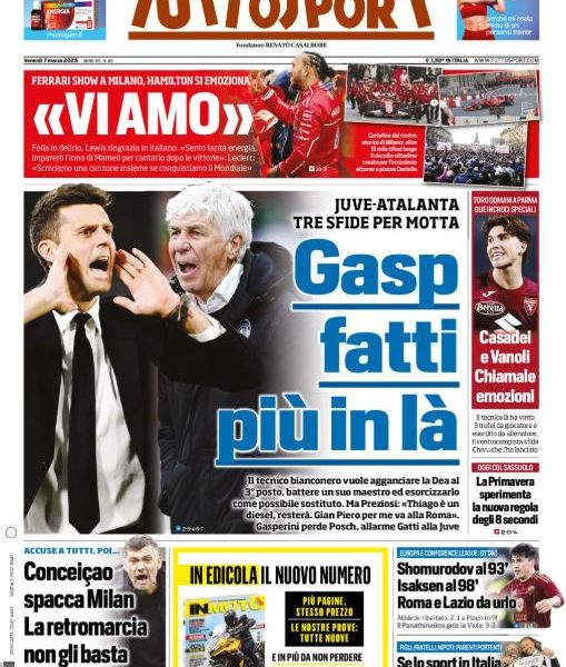 Juventus News – Rassegna Stampa Juve: Prime Pagine Quotidiani Sportivi, 7 Marzo