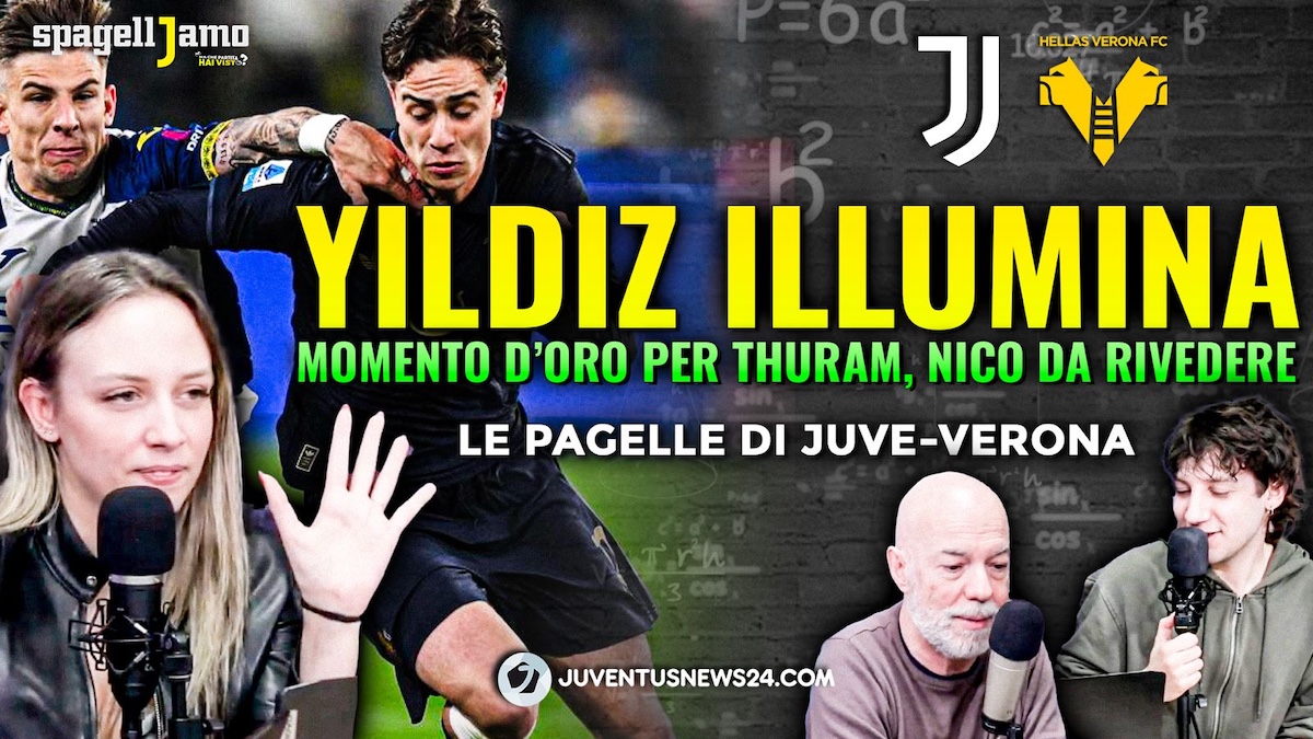 Pagelle Juve Verona: Yildiz accende la luce, Thuram in stato di grazia, è un Nico inspiegabile – VIDEO